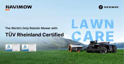Navimow TÜV Rheinland-certificering