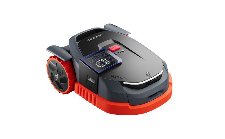 Deze Segway Navimow i105E robotmaaier maait het gras van uw gazon.