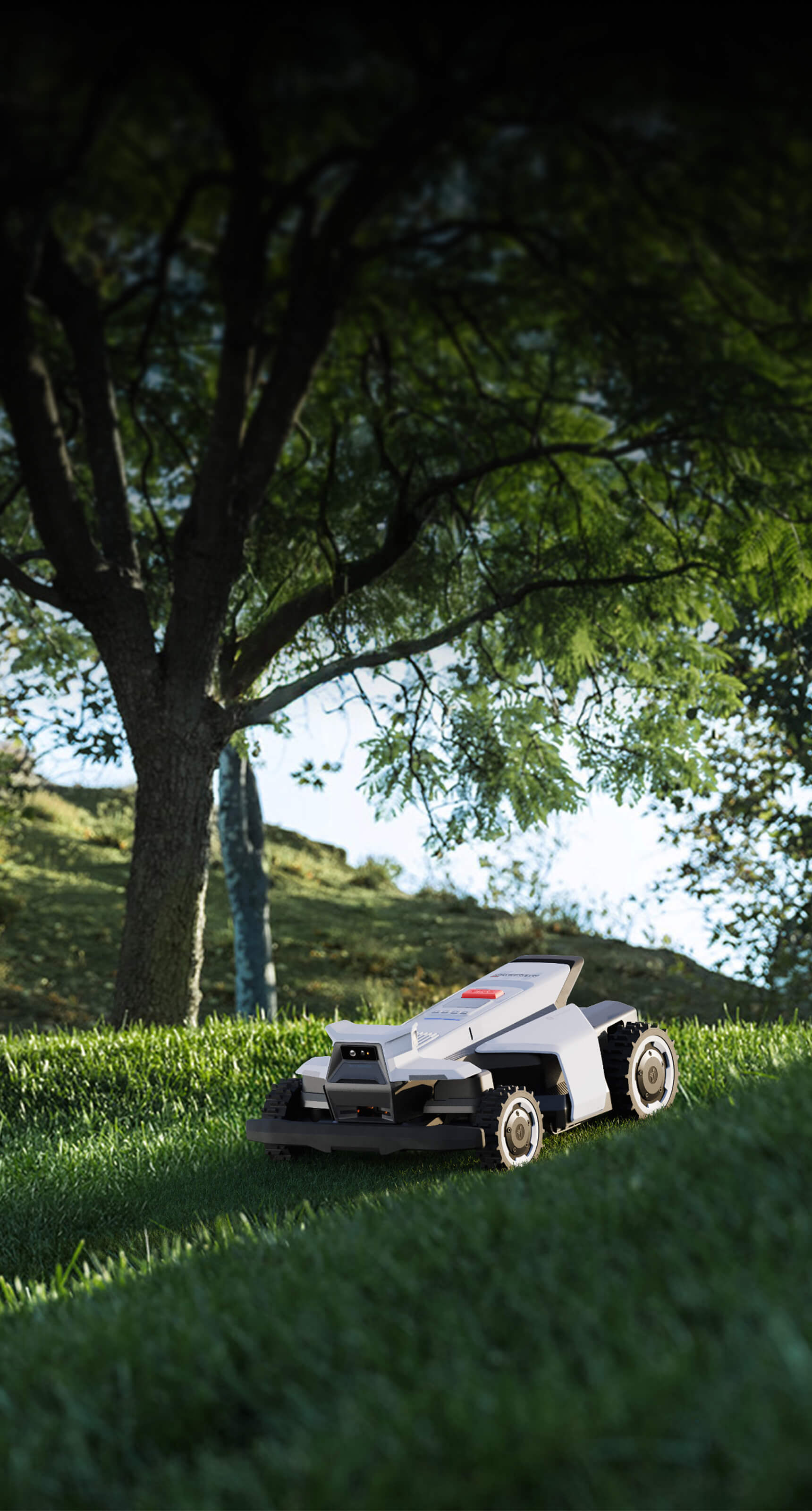 De Segway Navimow i105E robotmaaier maait het gras in België.